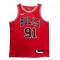 Men's Chicago Bulls Dennis Rodman #91 Nike Red Swingman Jersey - Icon Edition