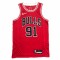 Men's Chicago Bulls Dennis Rodman #91 Nike Red 2021 Swingman NBA Jersey - Icon Edition