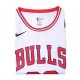 Men's Chicago Bulls Michael Jordan #23 White Replica Swingman Jersey - Association Edition