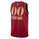 Cleveland Cavaliers Nike Unisex 2023/24 Custom Swingman Jersey - Wine - City Edition