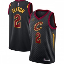 Collin Sexton Cleveland Cavaliers Jordan Brand 2020/21 Swingman Jersey - Statement Edition - Black