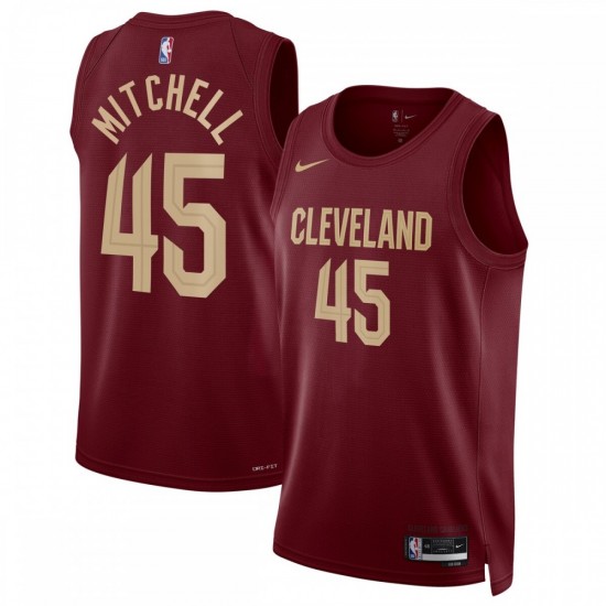 Donovan Mitchell Cleveland Cavaliers Nike Unisex 2022/23 Swingman Jersey - Icon Edition - Burgundy