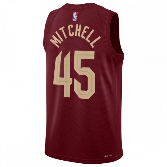 Donovan Mitchell Cleveland Cavaliers Nike Unisex 2022/23 Swingman Jersey - Icon Edition - Burgundy