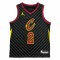 Men's Cleveland Cavaliers Kyrie Irving #2 Jordan Black Swingman Jersey - Statement Edition