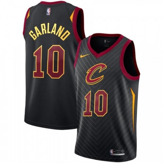 Men's Cleveland Cavaliers Darius Garland #10 Nike Black Swingman Jersey - Statement Edition