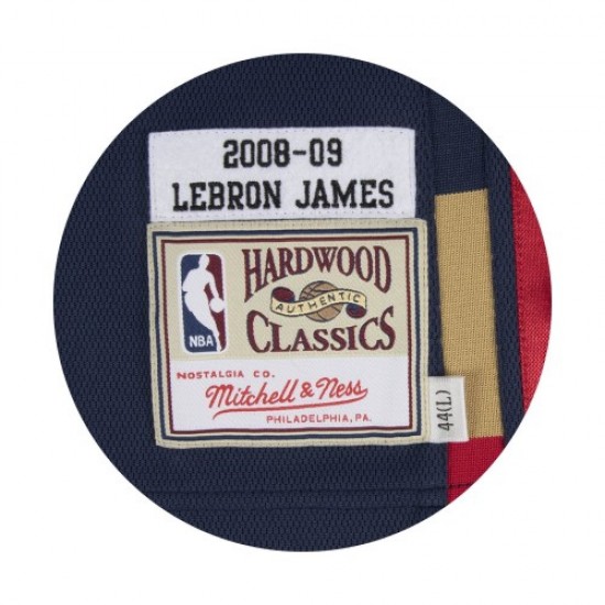 Men's Cleveland Cavaliers LeBron James #23 Throwback Mitchell & Ness Navy 2008-09 Hardwood Classics Jersey