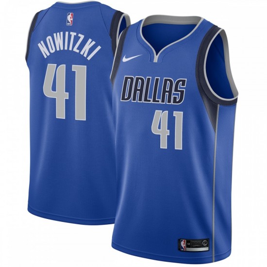 Dirk Nowitzki Dallas Mavericks Nike Swingman Jersey Royal - Icon Edition