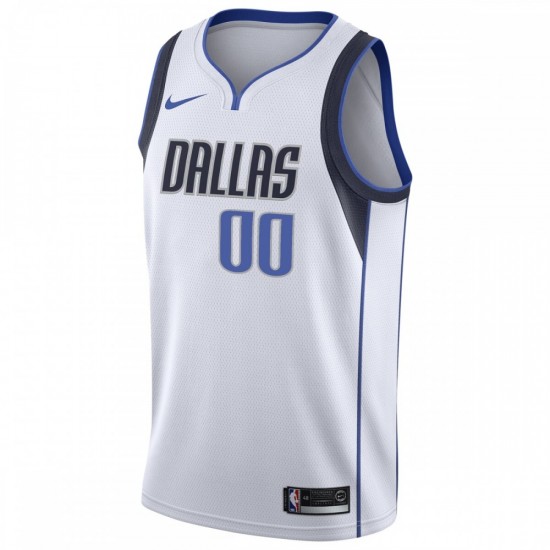 Dallas Mavericks Nike Youth Custom Swingman Jersey White - Association Edition