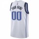 Dallas Mavericks Nike Youth Custom Swingman Jersey White - Association Edition