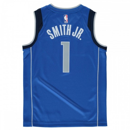 Dennis Smith Dallas Mavericks Nike Youth Swingman Jersey Blue - Icon Edition