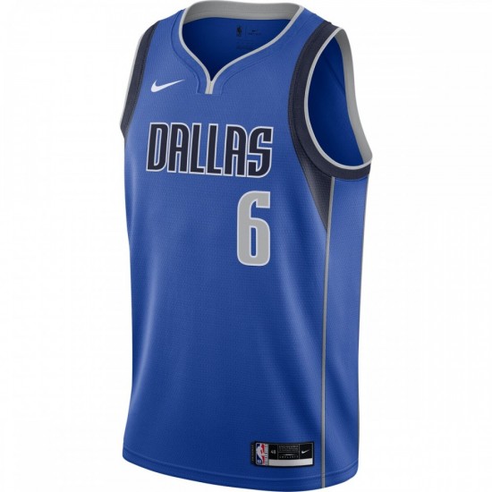 Kristaps Porzingis Dallas Mavericks Nike 2020/21 Swingman Jersey - Blue - Icon Edition