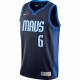 Kristaps Porzingis Dallas Mavericks Nike 2020/21 Swingman Player Jersey Navy - Earned Edition