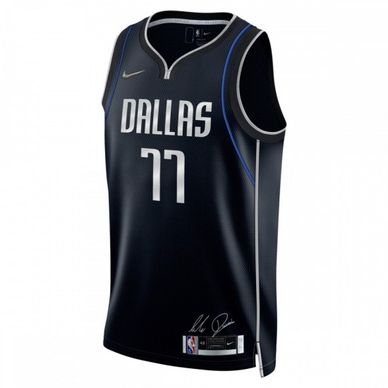 Luka Doncic Dallas Mavericks Nike Select Series Rookie of the Year Swingman Team Jersey - Navy