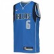 Kristaps Porzingis Dallas Mavericks Nike Youth 2021/22 Diamond Swingman Jersey - Icon Edition - Blue