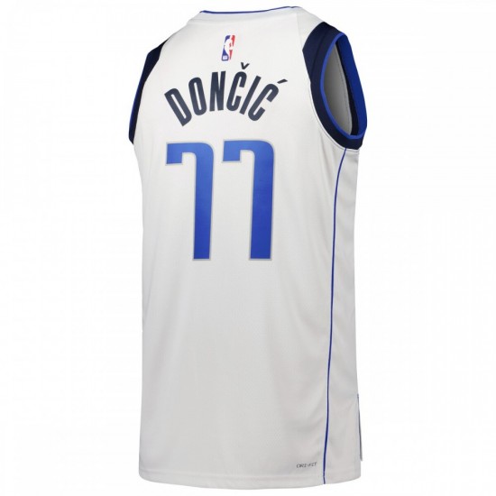 Luka Doncic Dallas Mavericks Nike Unisex 2022/23 Swingman Jersey - Icon Edition - White