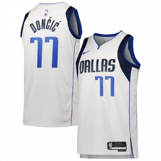 Luka Doncic Dallas Mavericks Nike Unisex 2022/23 Swingman Jersey - Icon Edition - White