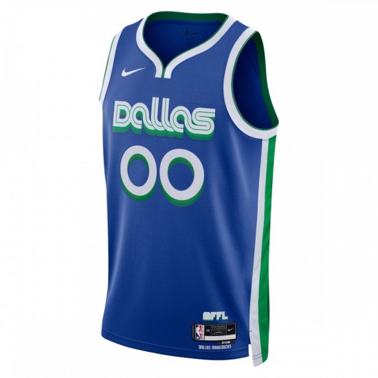 Dallas Mavericks Nike Unisex 2022/23 Swingman Custom Jersey - City Edition - Blue