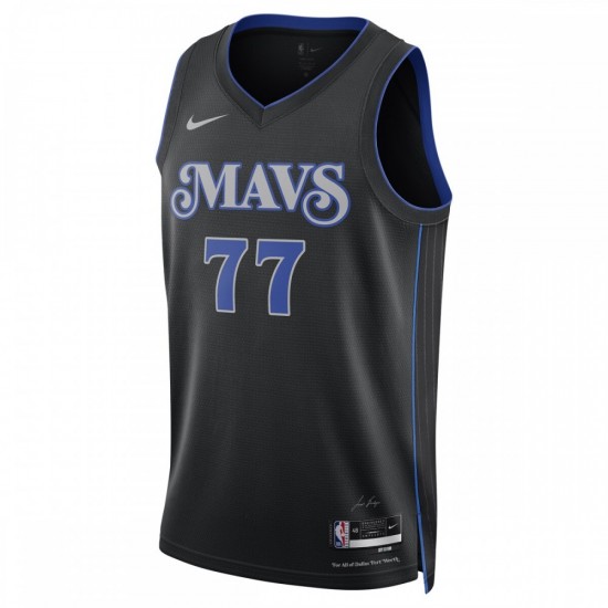 Luka Dončić Dallas Mavericks Nike Unisex 2023/24 Swingman Jersey - Black - City Edition