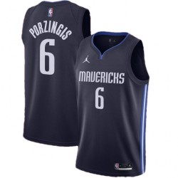 Men's Dallas Mavericks PORZINGIS #6 Jordan Swingman Jersey - Statement Edition