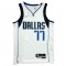 Men's Dallas Mavericks Luka Doncic #77 Nike White 2021/22 Swingman NBA Jersey - Icon Edition