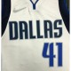 Men's Dallas Mavericks Dirk Nowitzki #41 Nike White 2021/22 Swingman NBA Jersey - Icon Edition