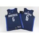 Men's Dallas Mavericks Kristaps Porzingis #6 Navy Finished Swingman Jersey - Statement Edition