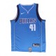 Men's Dallas Mavericks Dirk Nowitzki #41 Nike Royal Swingman Jersey - Icon Edition