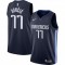 Men's Dallas Mavericks Luka Doncic #77 Navy Finished Swingman Jersey - Statement Editon