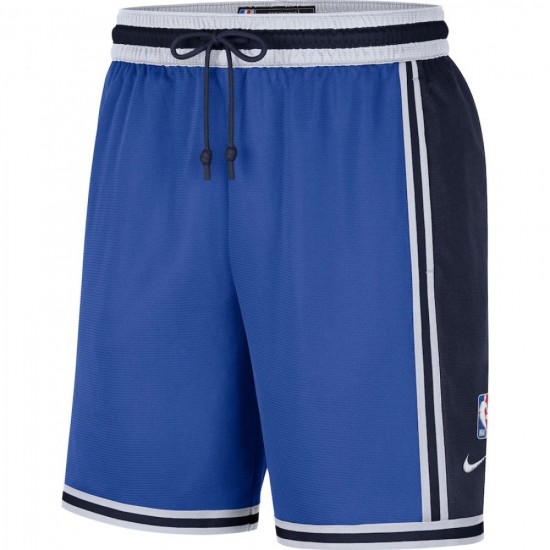 Men's Dallas Mavericks Nike Pre-Game Performance Shorts - Royal/White