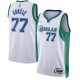 Men's Dallas Mavericks Luka Doncic #77 White 2021/22 Swingman Jersey - City Edition