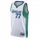 Men's Dallas Mavericks Luka Doncic #77 White 2021/22 Swingman Jersey - City Edition