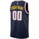 Denver Nuggets Nike Custom Swingman Jersey Navy - Icon Edition