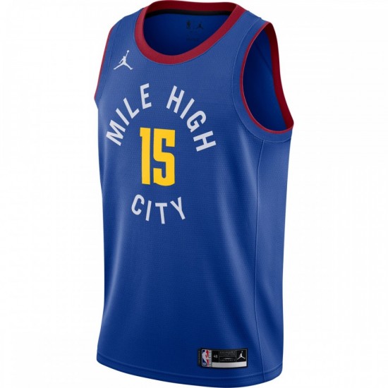 Nikola Jokic Denver Nuggets Jordan Brand 2020/21 Swingman Jersey - Statement Edition - Blue