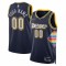 Denver Nuggets Nike 2021/22 Swingman Custom Jersey - City Edition - Navy