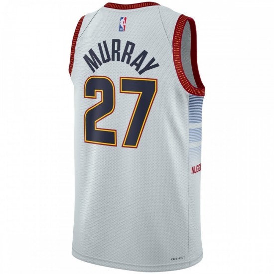 Jamal Murray Denver Nuggets Nike Unisex 2022/23 Swingman Jersey - City Edition - Silver