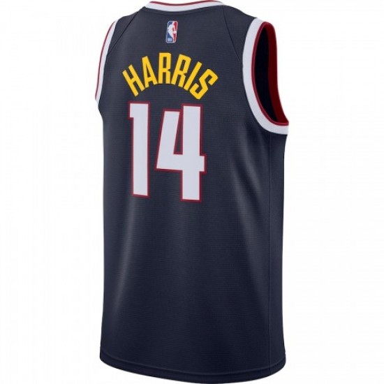 Men's Denver Nuggets Gary Harris #14 Nike Navy 2020/21 Swingman Jersey - Icon Edition