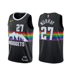 Men's Denver Nuggets Jamal Murray #27 Nike Black Swingman Player Jersey – City Edition