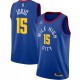 Men's Denver Nuggets Nikola Jokic #15 Jordan Brand Blue 202021 Swingman Jersey - Statement Edition