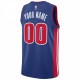 Detroit Pistons Nike Swingman Custom Jersey Blue - Icon Edition