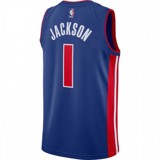 Reggie Jackson Detroit Pistons Nike Swingman Jersey Blue - Icon Edition