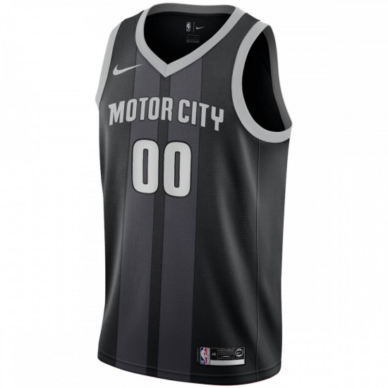 Detroit Pistons Nike 2018/19 Swingman Custom Jersey - City Edition - Black