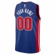 Detroit Pistons Nike 2021/22 Diamond Swingman Custom Jersey - Icon Edition - Blue