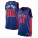 Detroit Pistons Nike 2021/22 Diamond Swingman Custom Jersey - Icon Edition - Blue