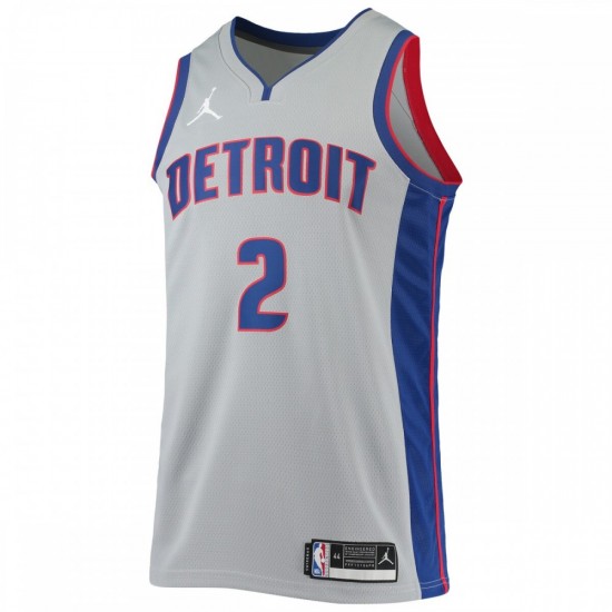 Cade Cunningham Detroit Pistons Jordan Brand 2021/22 Swingman Jersey - Statement Edition - Gray