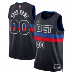 Detroit Pistons Jordan Brand Unisex 2022/23 Swingman Custom Jersey - Statement Edition - Blue