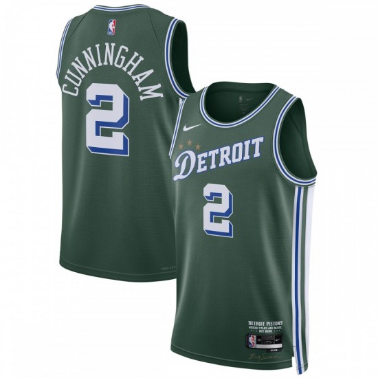 Cade Cunningham Detroit Pistons Nike Unisex 2022/23 Swingman Jersey - City Edition - Green