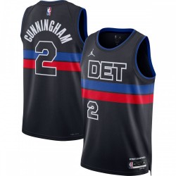 Cade Cunningham Detroit Pistons Jordan Brand 2022/23 Statement Edition Swingman Jersey - Black