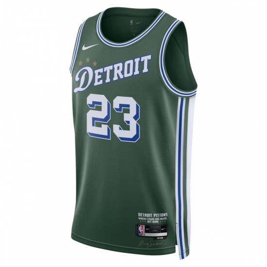 Jaden Ivey Detroit Pistons Nike 2022/23 Swingman Jersey - City Edition - Green