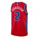 Men's Detroit Pistons Cade Cunningham #2 Nike Red 2021/22 Swingman NBA Jersey - City Edition