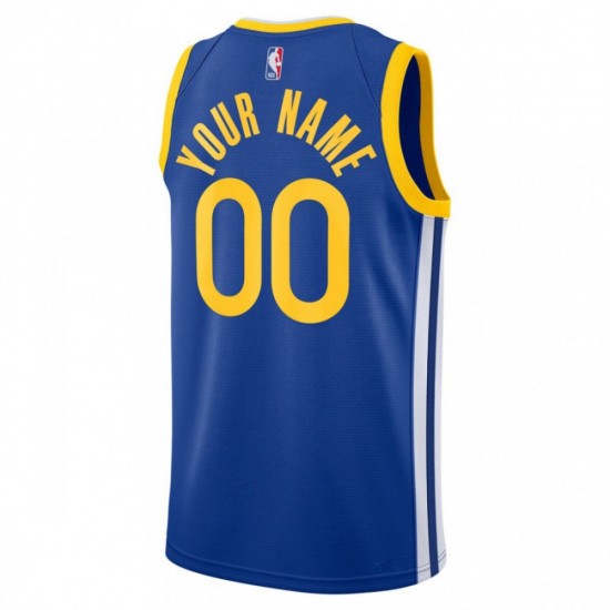 Golden State Warriors Nike Youth Swingman Custom Jersey Blue - Icon Edition